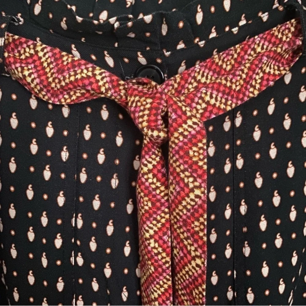 Farm Rio Tucker Paperbag Pants Fruits Belted Crop Size XS - Picture 11 of 13